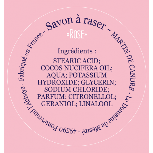 Jabón de Afeitar Rose - Rosa