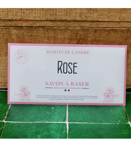 Enveloppe de Savon à Raser Rose