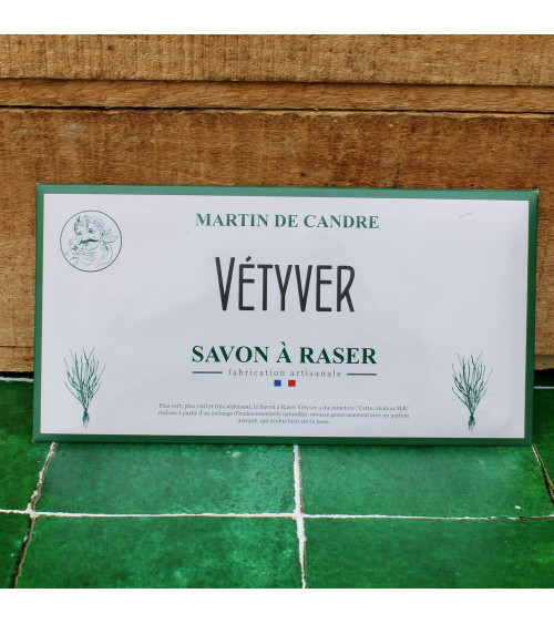 Enveloppe de Savon à Raser Vétyver